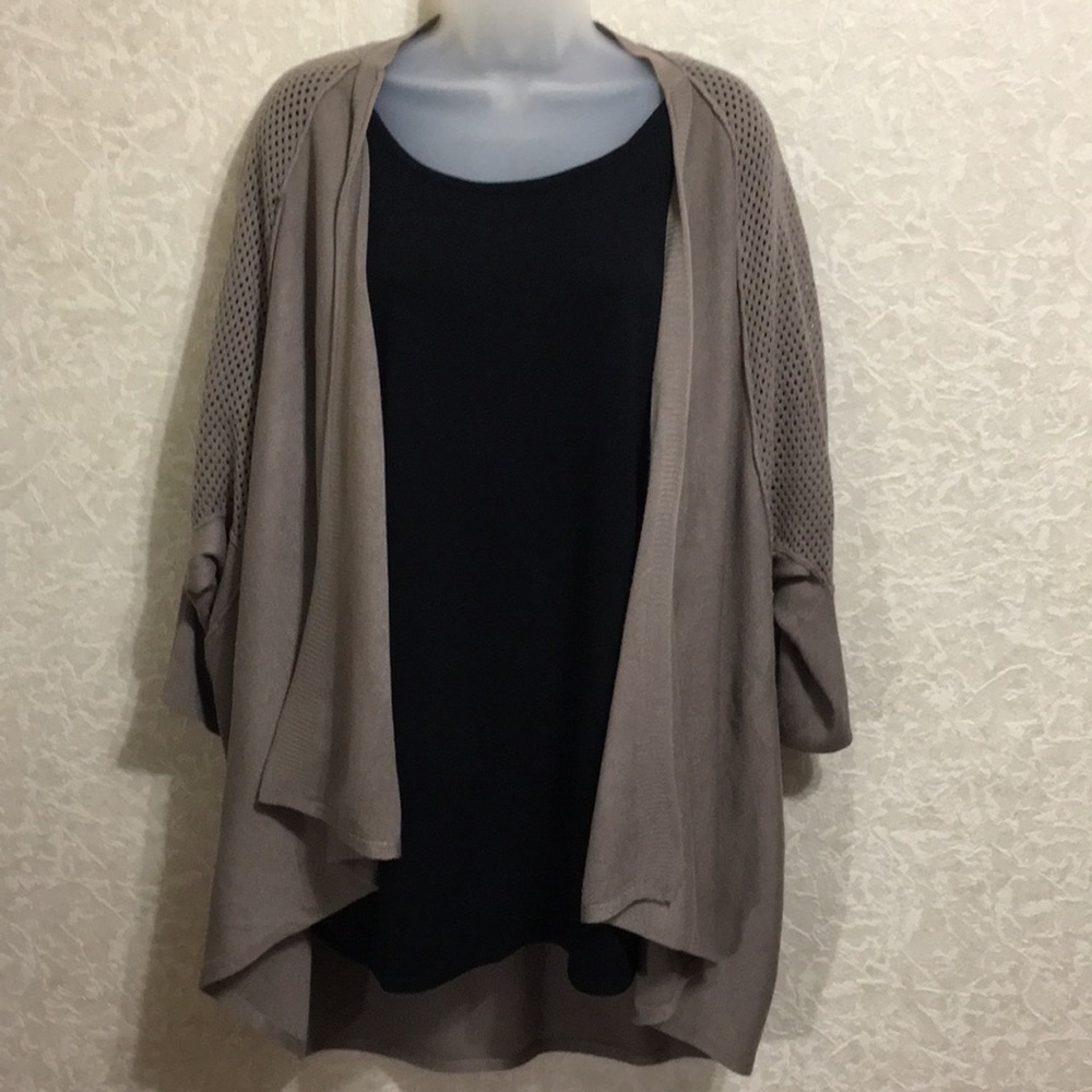 Apt 9 Flyaway Pointelle Cardigan